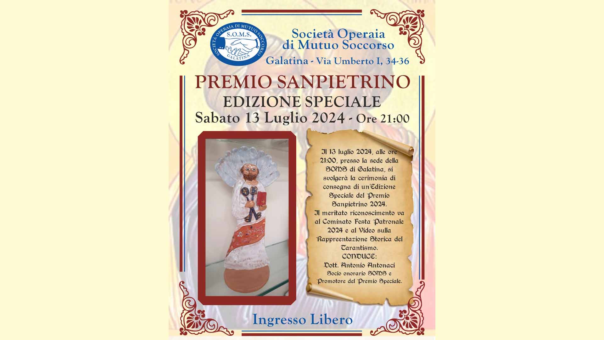 Premio Sanpietrino edizione speciale