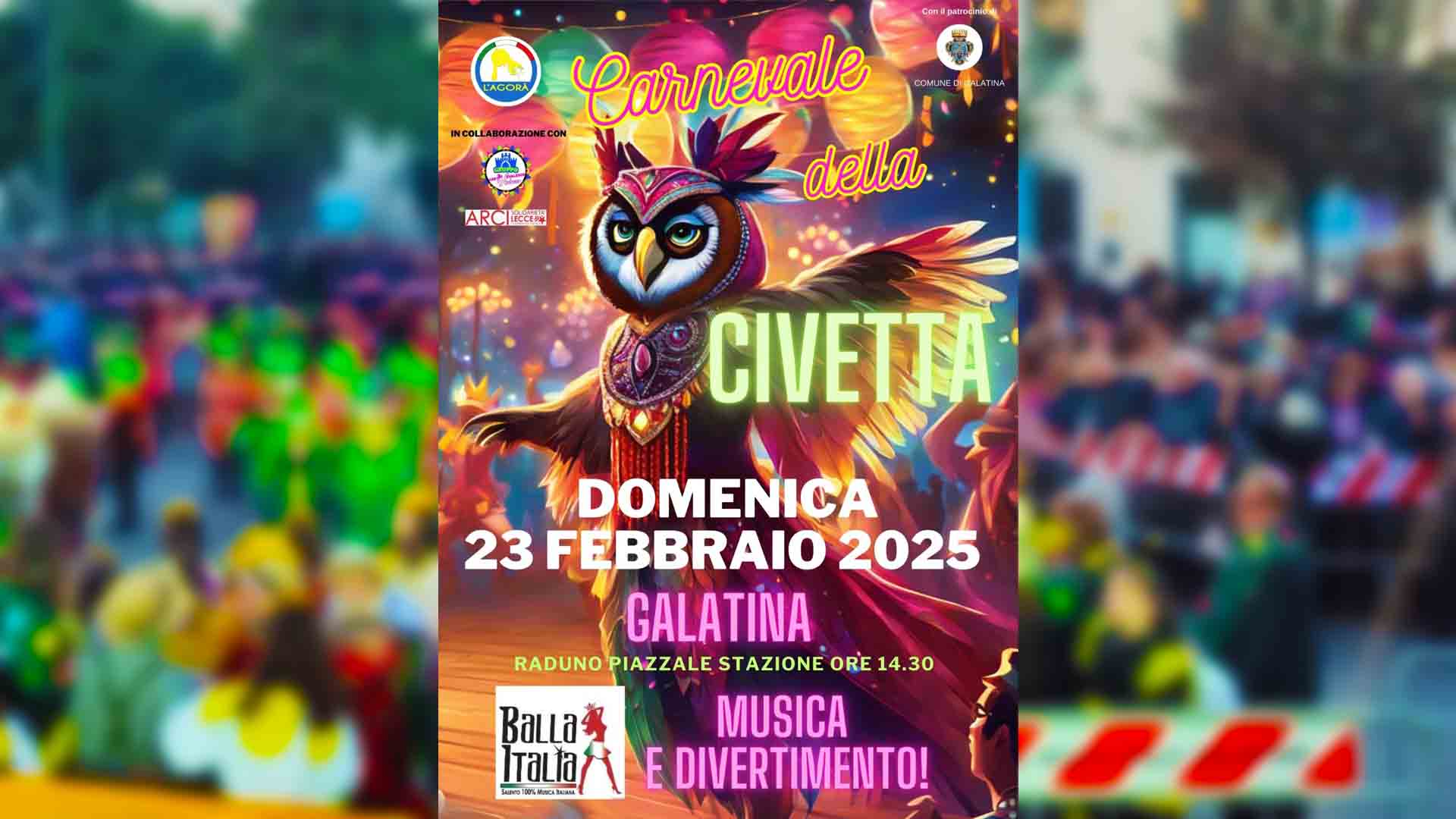 Carnevale della Civetta 2025 - Galatina